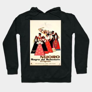 NUORO Sagra del Redentore Italy Art Deco Advertisement Vintage Italian Hoodie